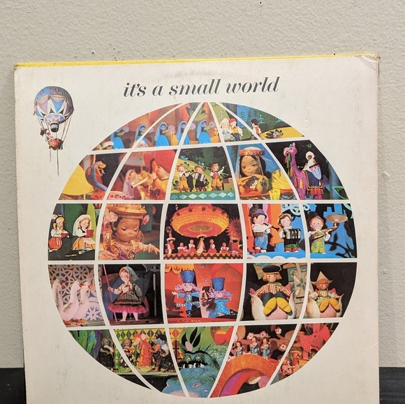 Disney It's a Small World Book and Record - Yellow and Blue - Picture 3 of 6